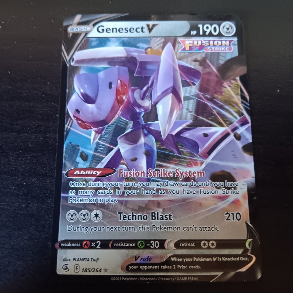 Genesect V Pokémon card